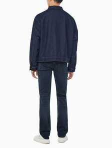 Buy 남성 릴렉스핏 데님 블루종 집업 자켓 in color RINSE BLUE
