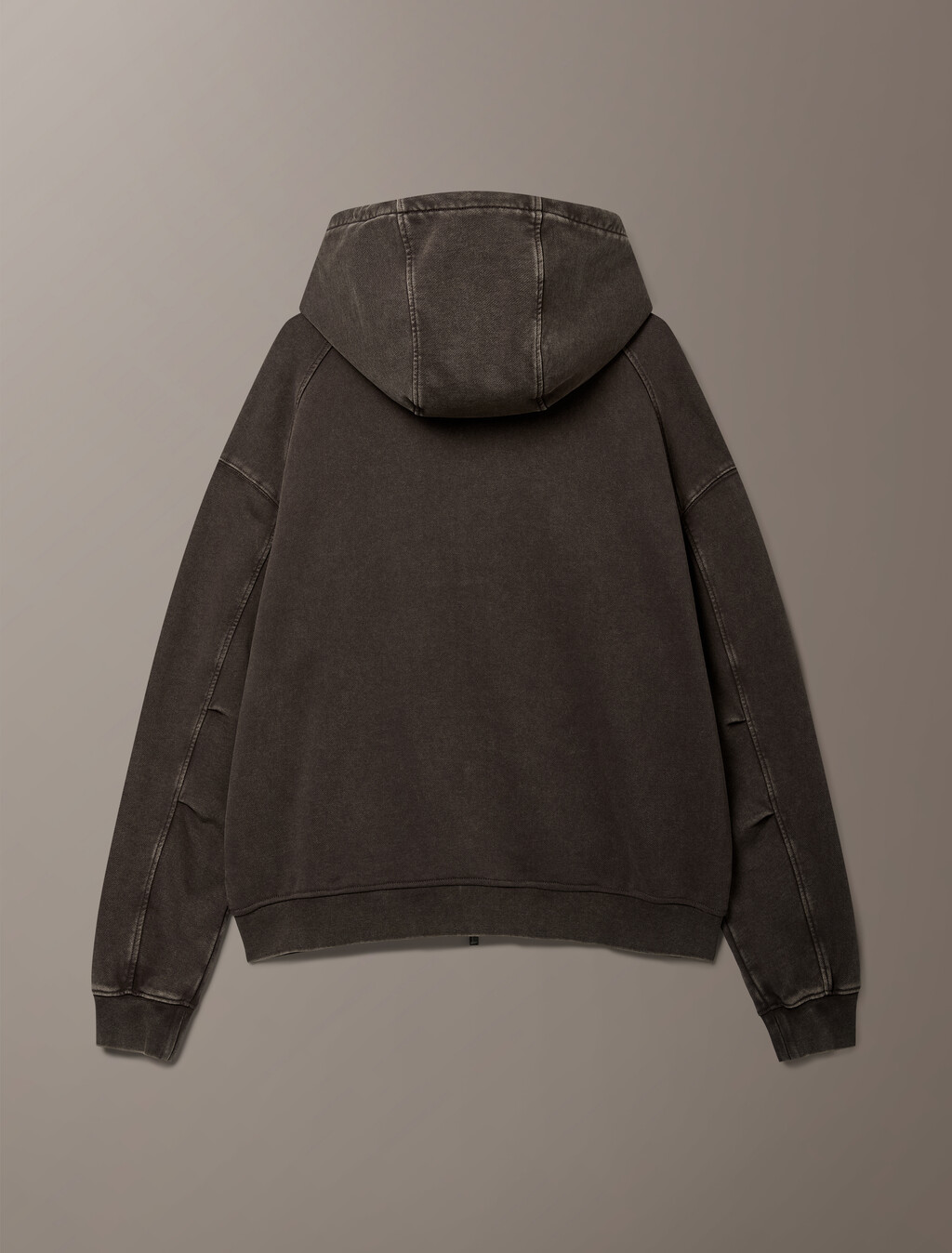 Buy 오프듀티 릴렉스 헤비 테리 풀집업 후드집업 in color Dark brown