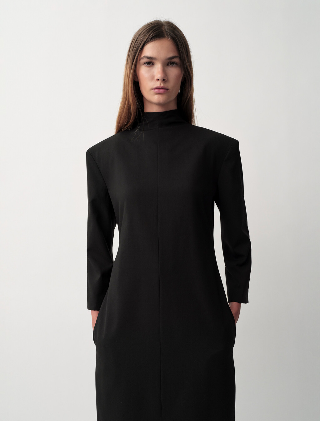 Buy ADDISON WOMENS LONG SLEEVE DRE in color BLACK