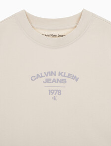 Buy 여성 1987 로고 베이비핏 반팔 티셔츠 in color BLUR FLORAL_BLACK