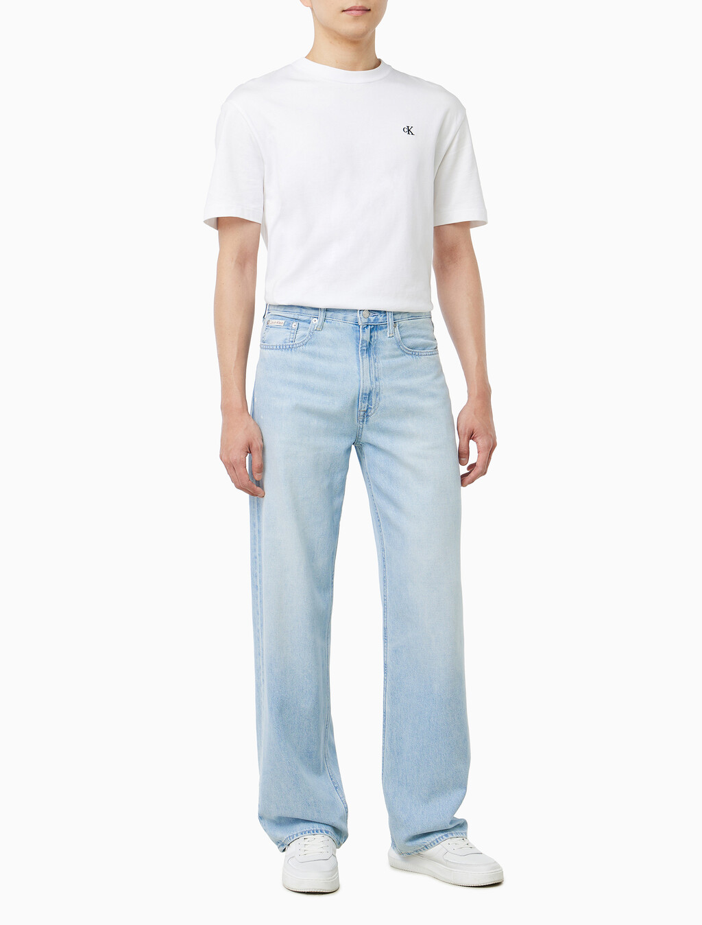 Buy 배기핏 에코 쿨 진 in color Light Blue