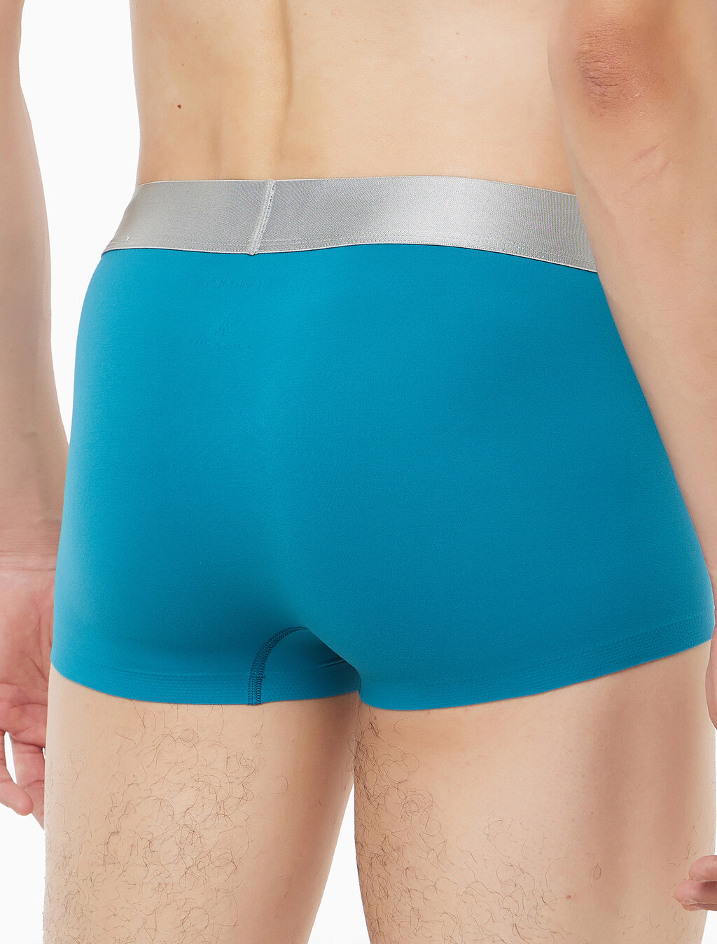 Buy 남성 브러시드 마이크로파이버 스트레치 로우 라이즈 트렁크 in color TEAL MARINE