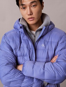 Buy 유니섹스 쉬어 라이트 다운 자켓 in color BLEACHED DENIM