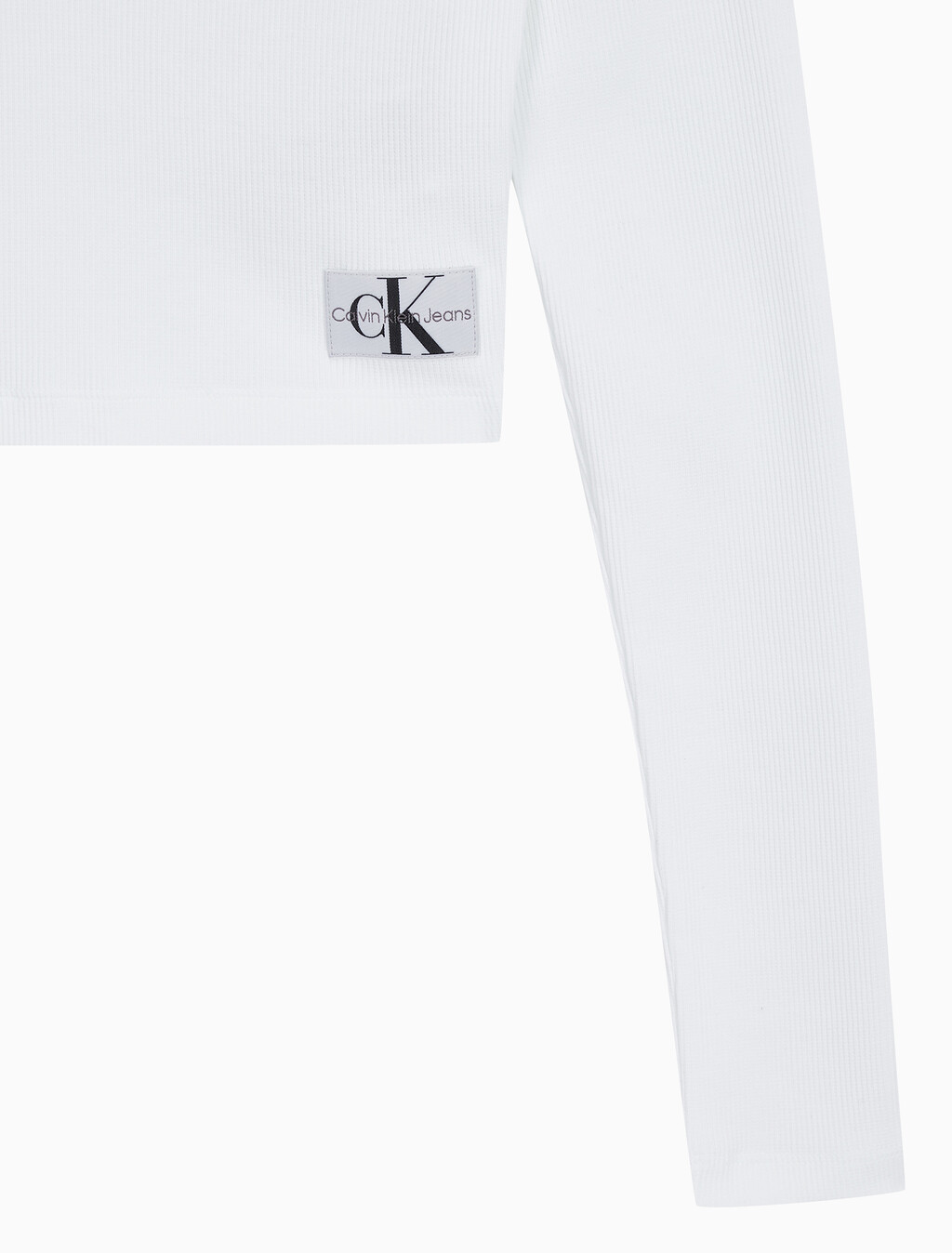 Buy 여성 스플리트 카라 립 롱 슬리브 in color BRIGHT WHITE