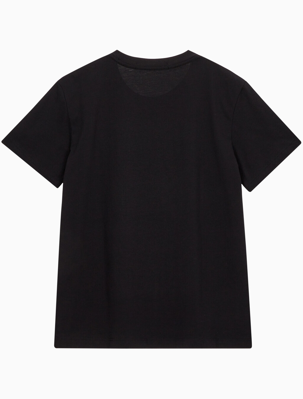 Buy 남성 레귤러핏 CK 로고 뱃지 반팔 티셔츠 in color CK BLACK