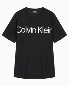 Buy 남성 볼드 리플렉티브 로고 레귤러 핏 기능성 티셔츠 in color BLACK