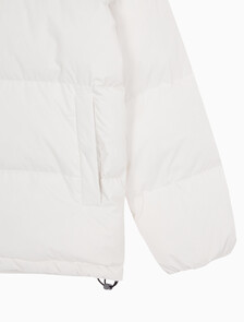 Buy 남성 베이직 에센셜 다운 푸퍼 자켓  in color WHITE