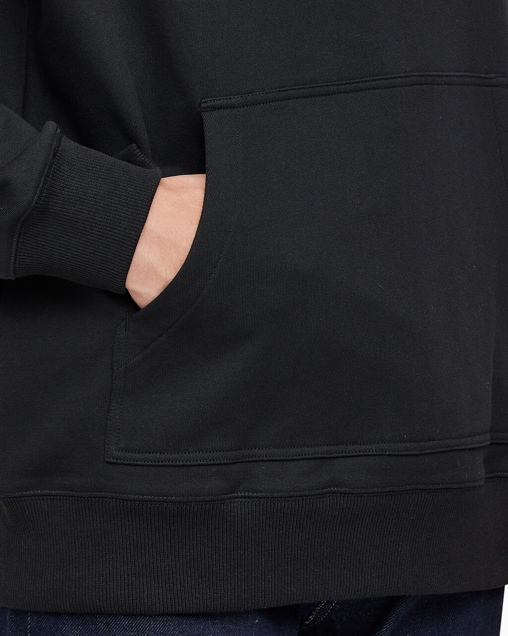 Buy 남성 롱슬리브 릴렉스핏 모노그램로고 후디 in color CK BLACK