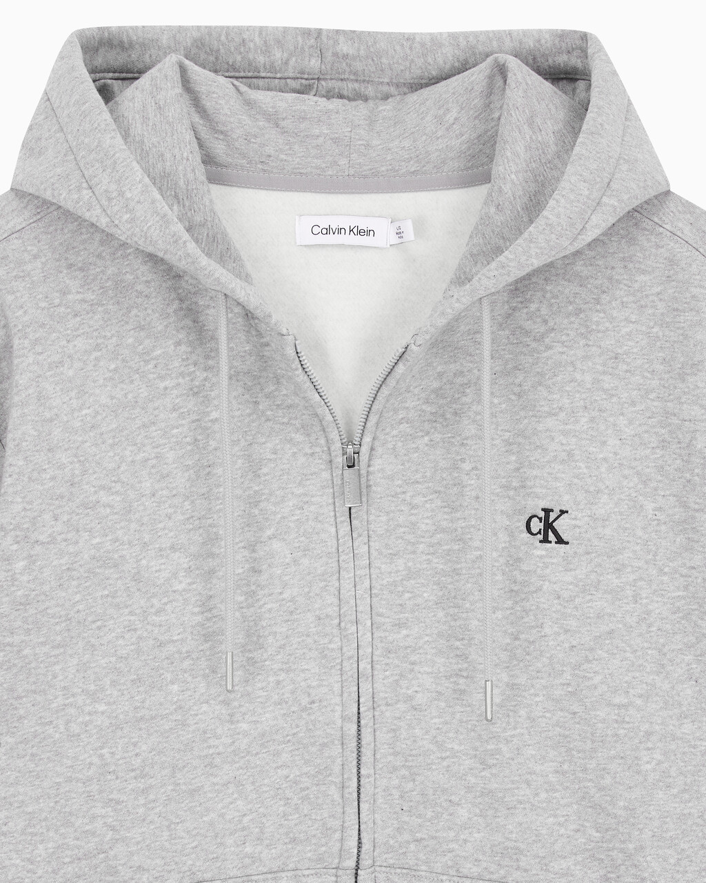 Buy 남성 아카이브 로고 플리스 집업 후디 in color HEROIC GREY HEATHER CM1BK 08