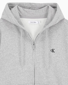 Buy 남성 아카이브 로고 플리스 집업 후디 in color HEROIC GREY HEATHER CM1BK 08