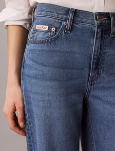 Buy 여성 아시아와이드 데님 in color Mid Blue