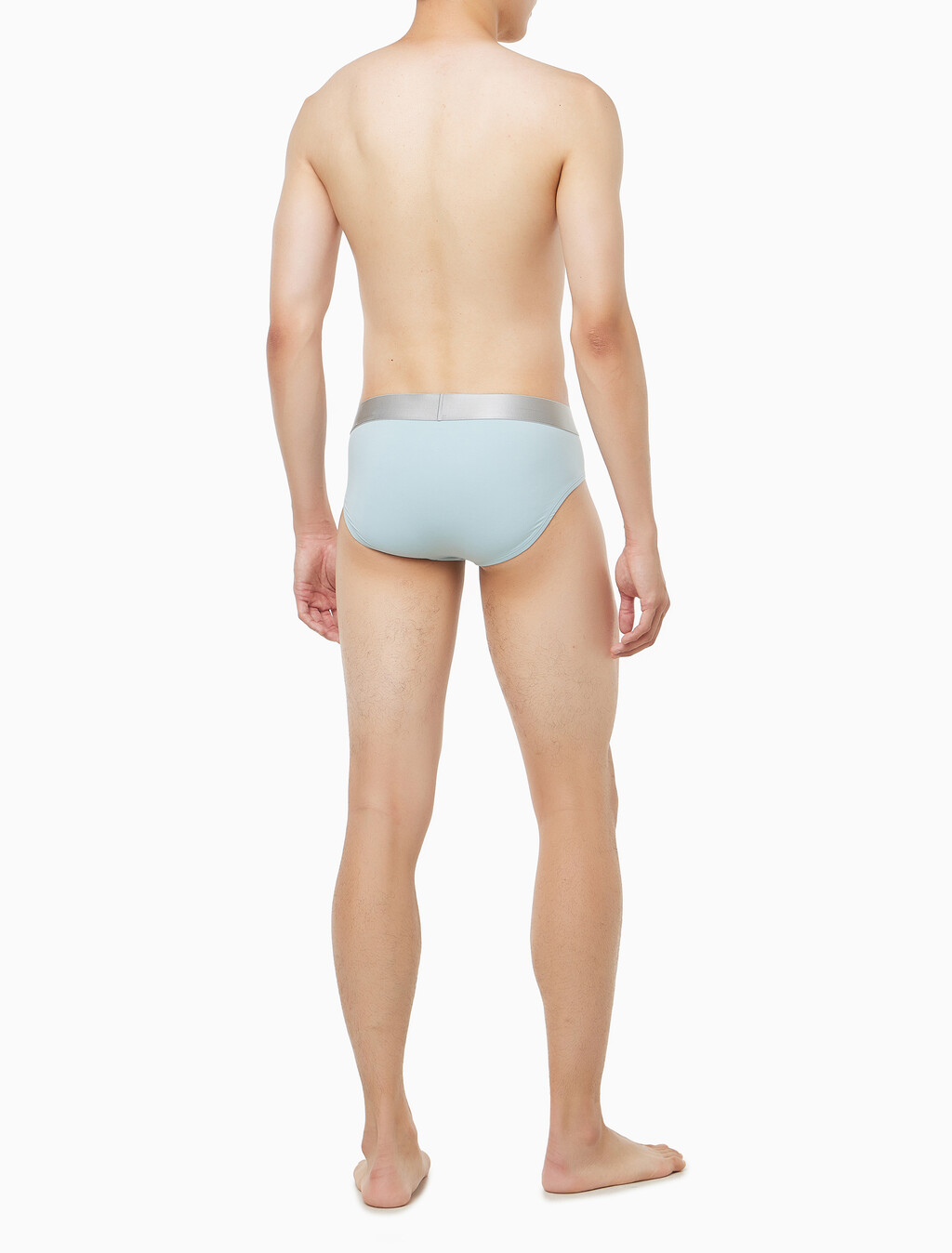 Buy 남성 브러시드 마이크로파이버 스트레치 힙브리프 in color Light Blue