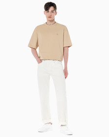 Buy 남성 90's 스트레이트핏 화이트 데님 in color 028A CHALKY BLU