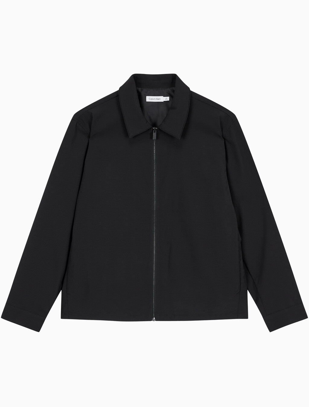 Buy 남성 시어서커 집업 셔츠 자켓 in color BLACK BEAUTY