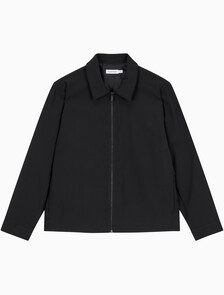 Buy 남성 시어서커 집업 셔츠 자켓 in color BLACK BEAUTY