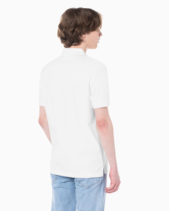 남성 톤온톤 로고 레귤러핏 폴로 반팔 티셔츠