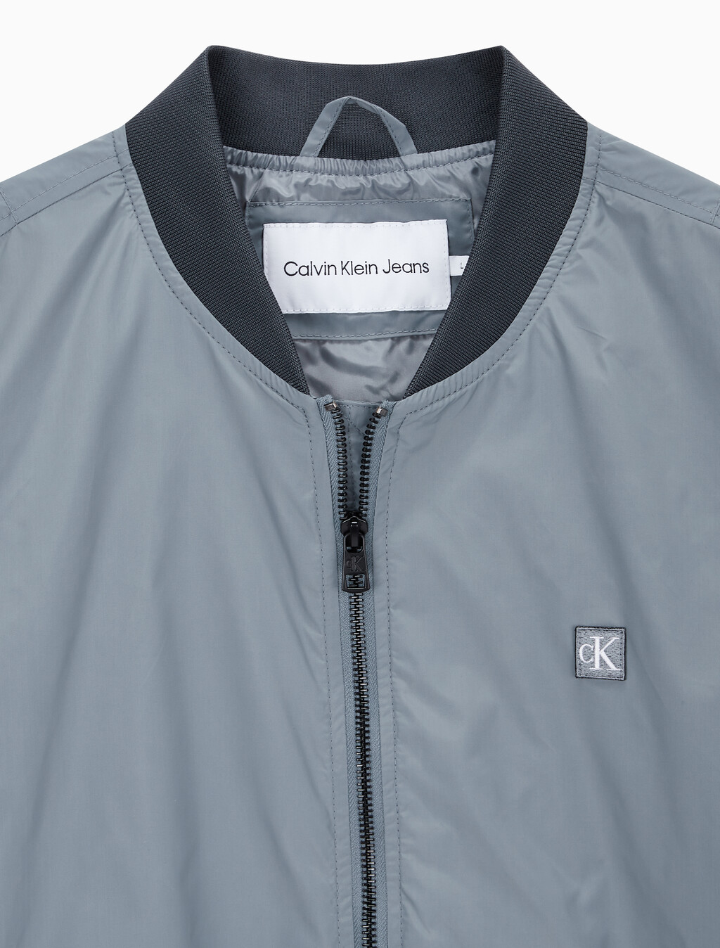 Buy 남성 나일론 봄버 자켓 in color OVERCAST GREY