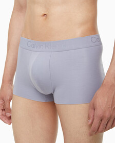Buy 남성 CK 블랙 코튼 싱글 트렁크 in color DAPPLE GREY