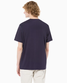 Buy 남성 소프트 페이디드 로고 크루넥 반팔 티셔츠 in color NIGHT SHADE/BONE WHITE LOGO