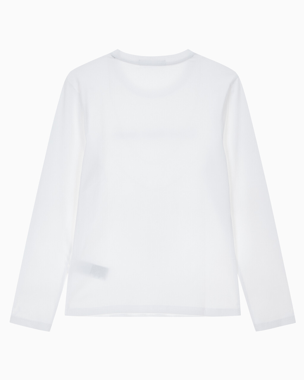 Buy 여성 슬림핏 인스티튜셔널 로고 긴팔 티셔츠 in color BRIGHT WHITE