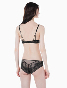 Buy 여성 CK 블랙 브라이덜 AF 플런지 푸쉬업 브라(ADD A SIZE) in color BLACK