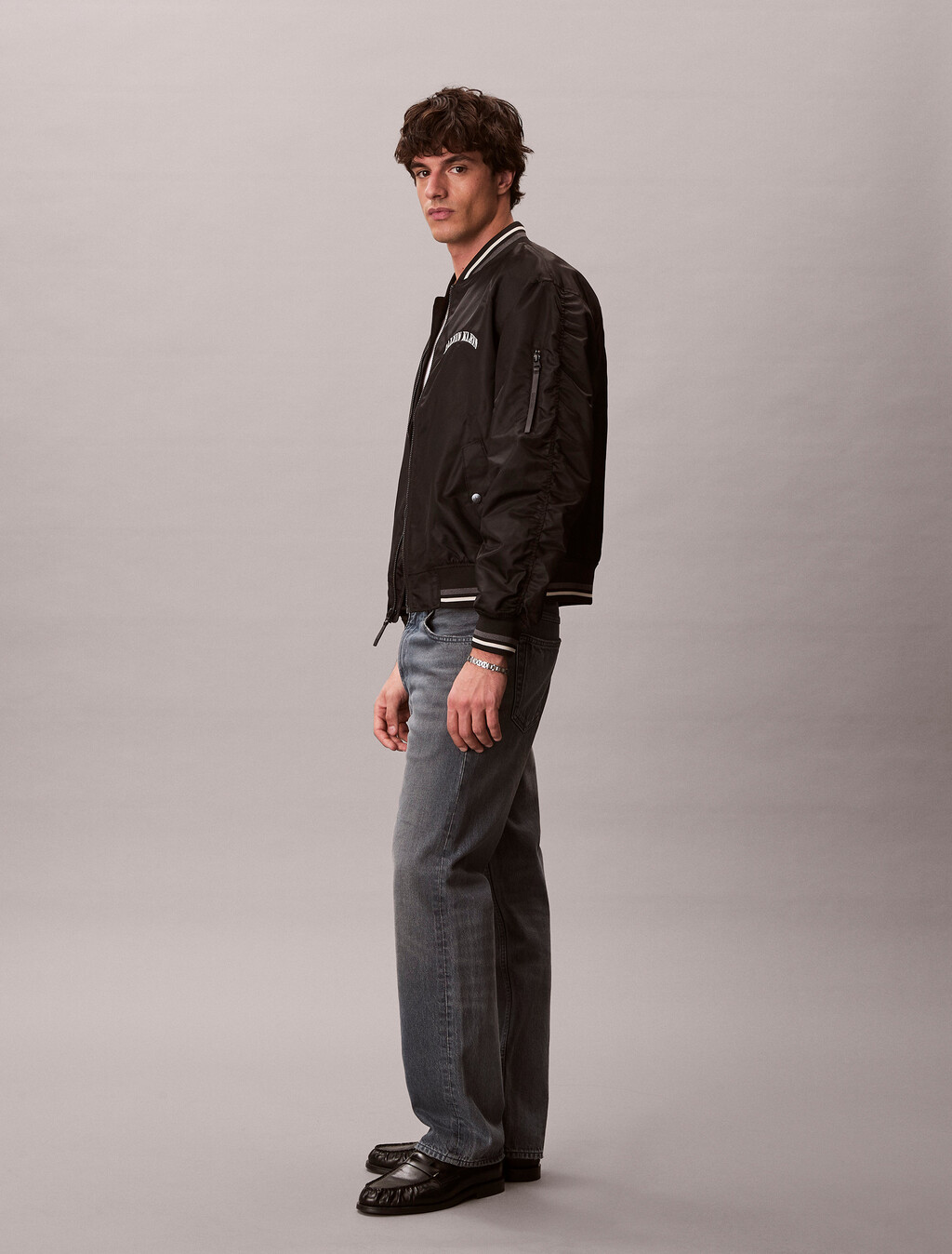 Buy 남성 90S 스트레이트 진 in color Denim Blue