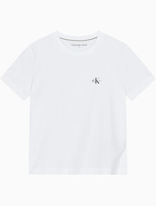 Buy 여성 레귤러핏 모던로고 2PK 반팔 티셔츠 in color CK BLACK