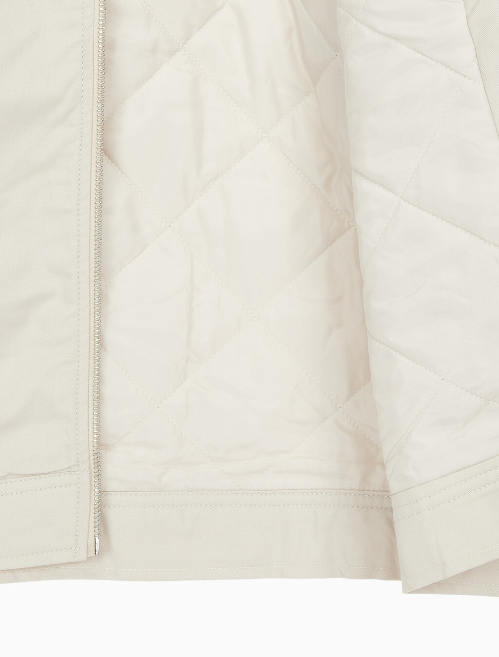 Buy 남성 릴렉스핏 지퍼 카라 자켓 in color LIGHT BEIGE