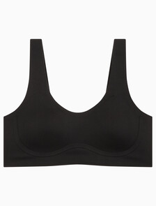 Buy 여성 인비져블 소프트 서포트 AF 라이틀리 라인드 브라렛 in color BLACK