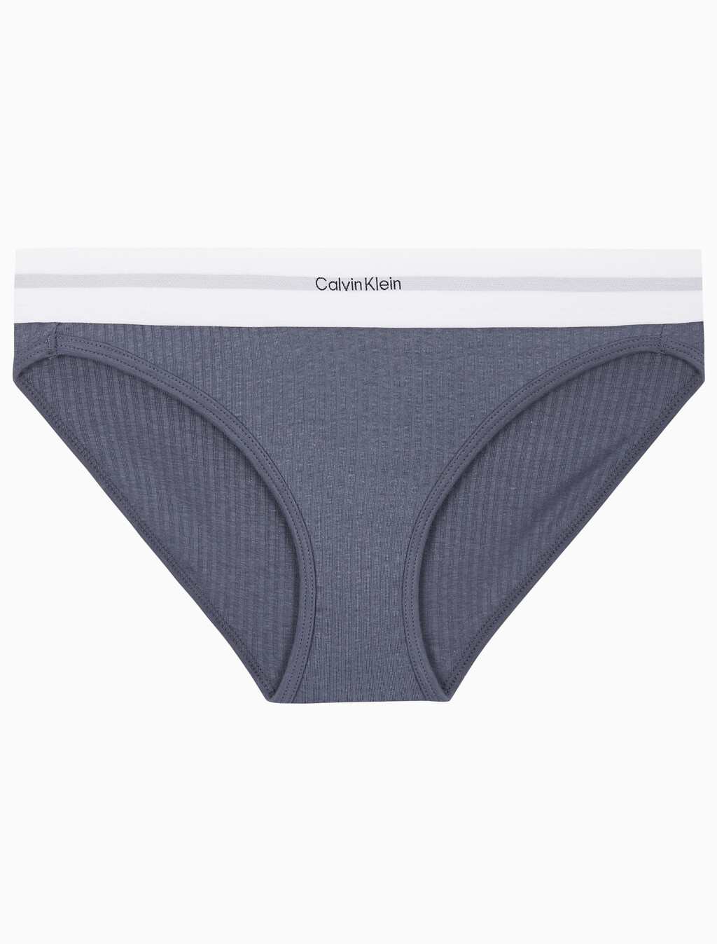 Buy 여성 코튼 모달 스트레치 립 AF 비키니 in color GRISAILLE