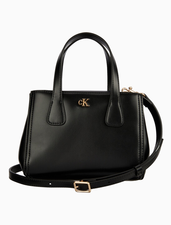 여성 하드웨어 모노그램 미니 토트 크로스바디