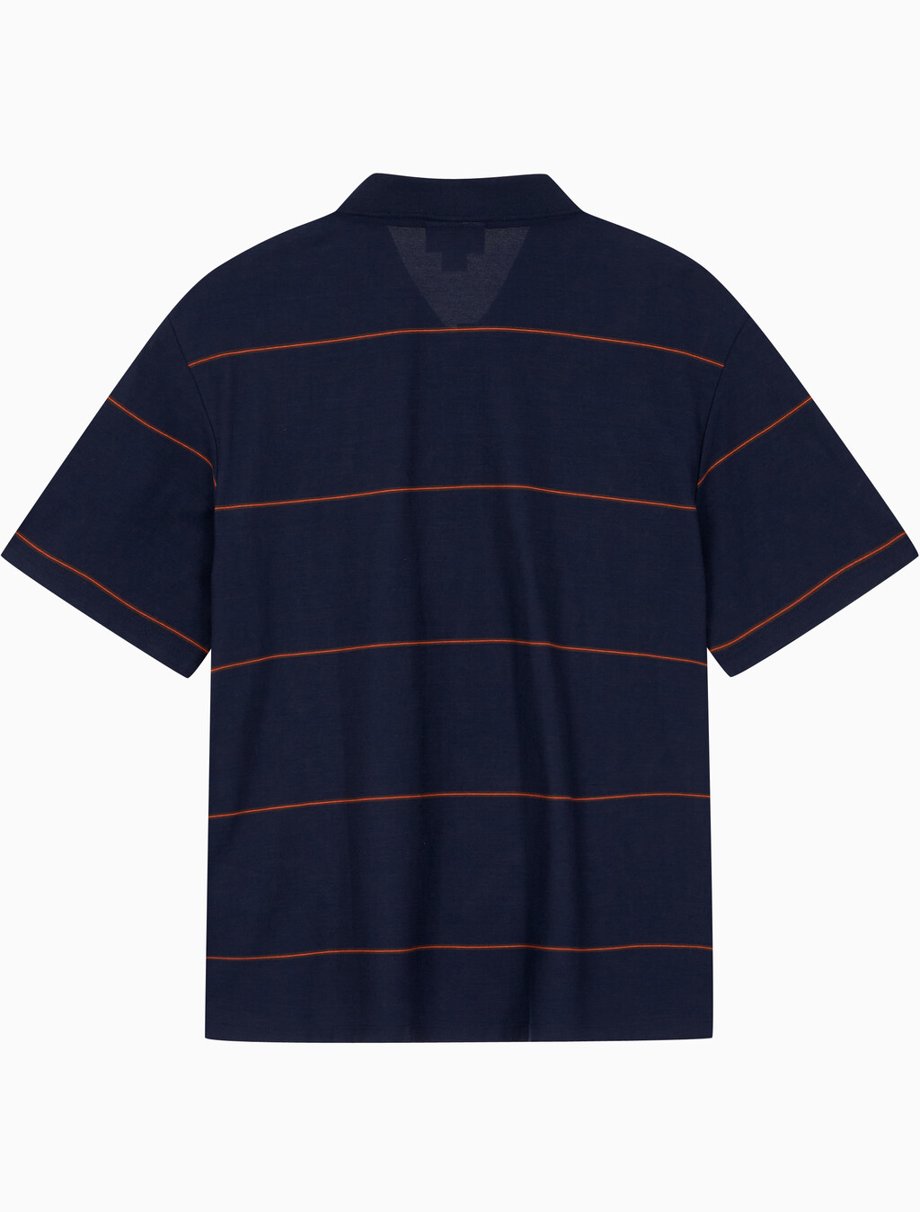 Buy 남성 이지핏 스트라이프 폴로 반팔 티셔츠 in color DARK SAPPHIRE