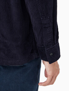 Buy 남성 릴렉스핏 코듀로이 포켓 긴팔 셔츠 in color Navy