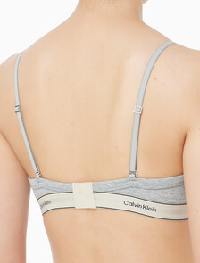 Buy 여성 헤리티지 코튼 업리프트 데미 브라 in color GREY HEATHER