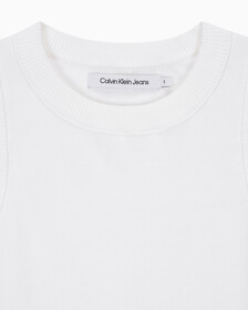 Buy 여성 탭 A라인 슬리브리스 니트 in color BRIGHT WHITE
