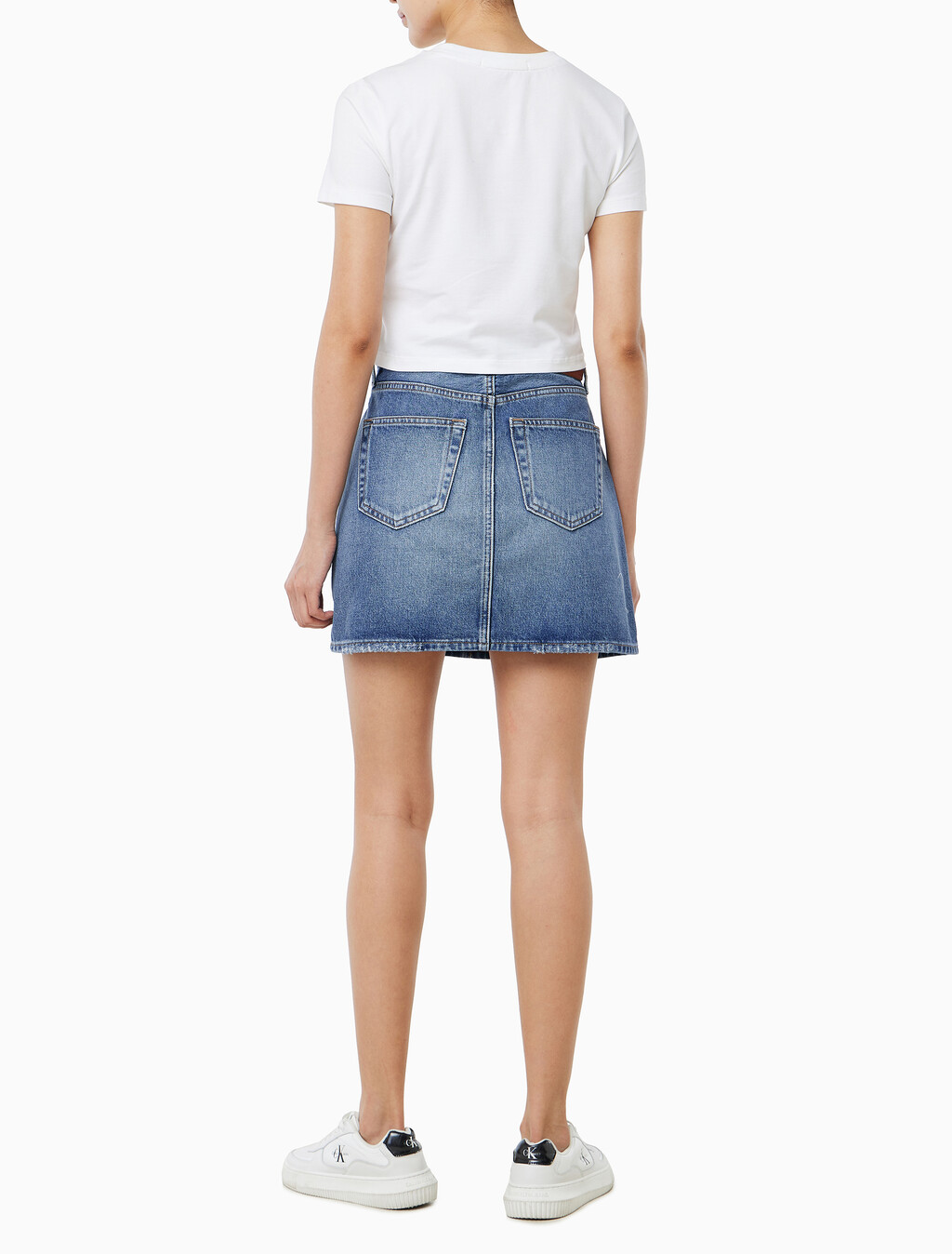 Buy 여성 90s 미니 스커트 in color VIBRANT ORANGE