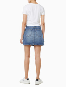 Buy 여성 90s 미니 스커트 in color VIBRANT ORANGE