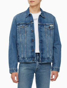 Buy 남성 클래식 틴티드 스톤워시 데님 자켓 in color STONE BLUE