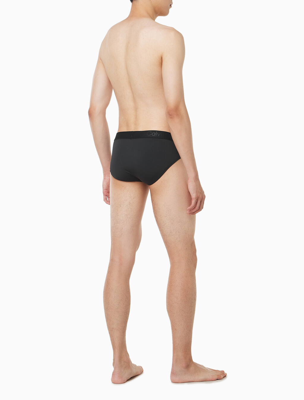 Buy 남성 CK 블랙 마이크로파이버 힙브리프 in color BLACK
