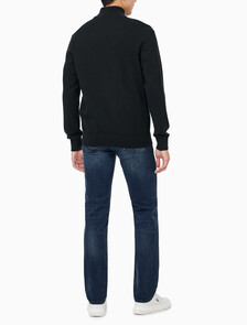 Buy 남성 에센셜 스웨터 가디건 in color CK BLACK