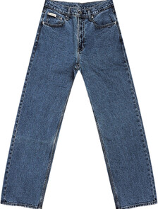 Buy 90S 스트레이트핏 진 in color Mid blue