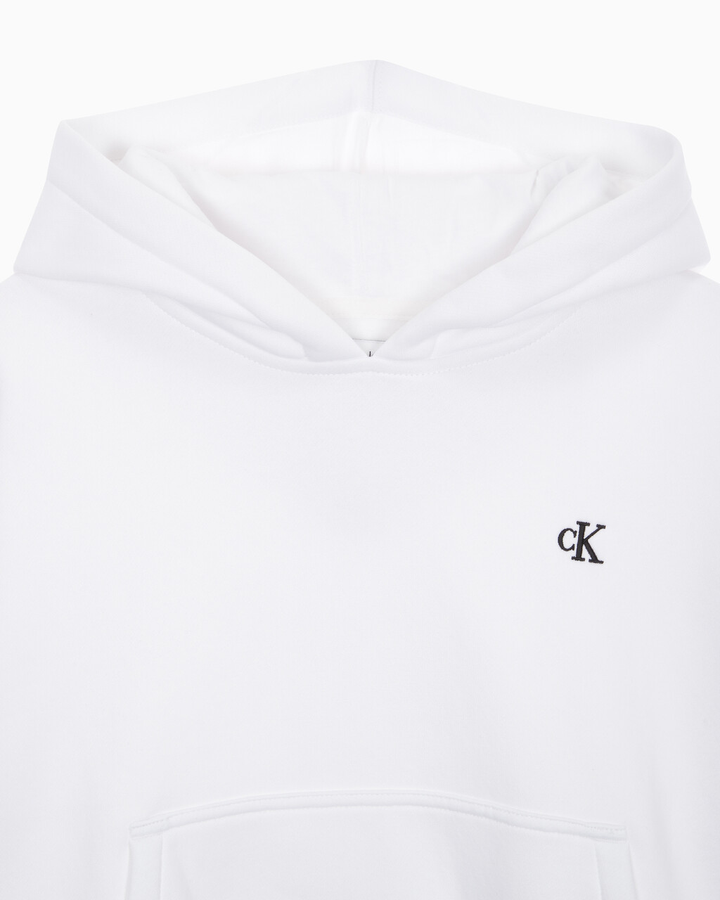 Buy 여성 아카이브 로고 플리스 후디 in color BRILLIANT WHITE