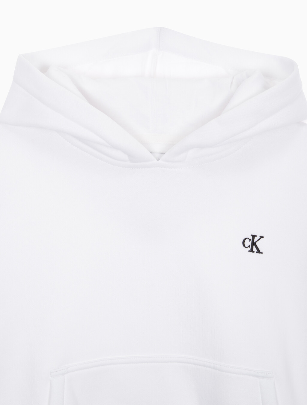 Buy 여성 아카이브 로고 플리스 후디 in color BRILLIANT WHITE