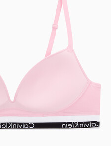 Buy 여성 모던코튼 AF 푸쉬업 브라 in color BUFF PINK