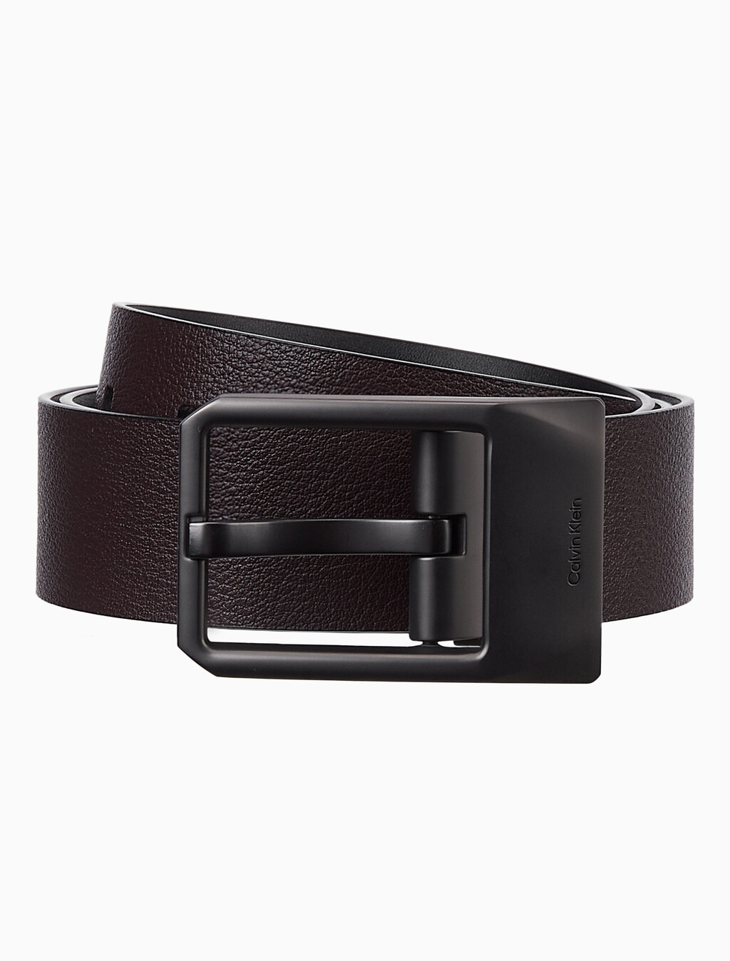Buy 남성 CKJ 페이스티드 양면 벨트 35mm in color BLACK/BROWN