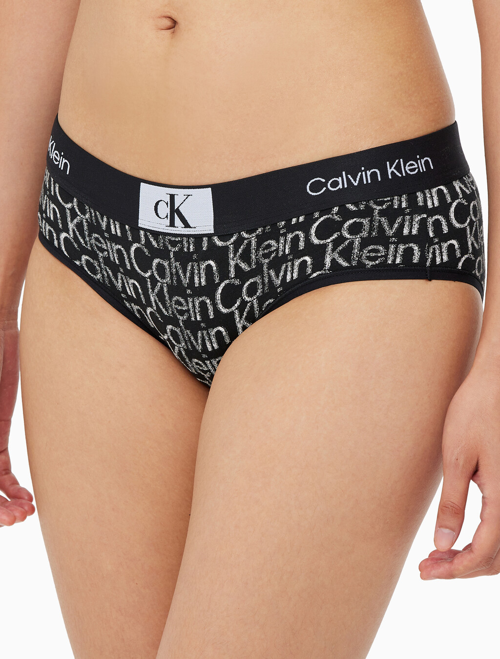 Buy 여성 1996 코튼 AF 힙스터 팬티 in color LOGO BLACK