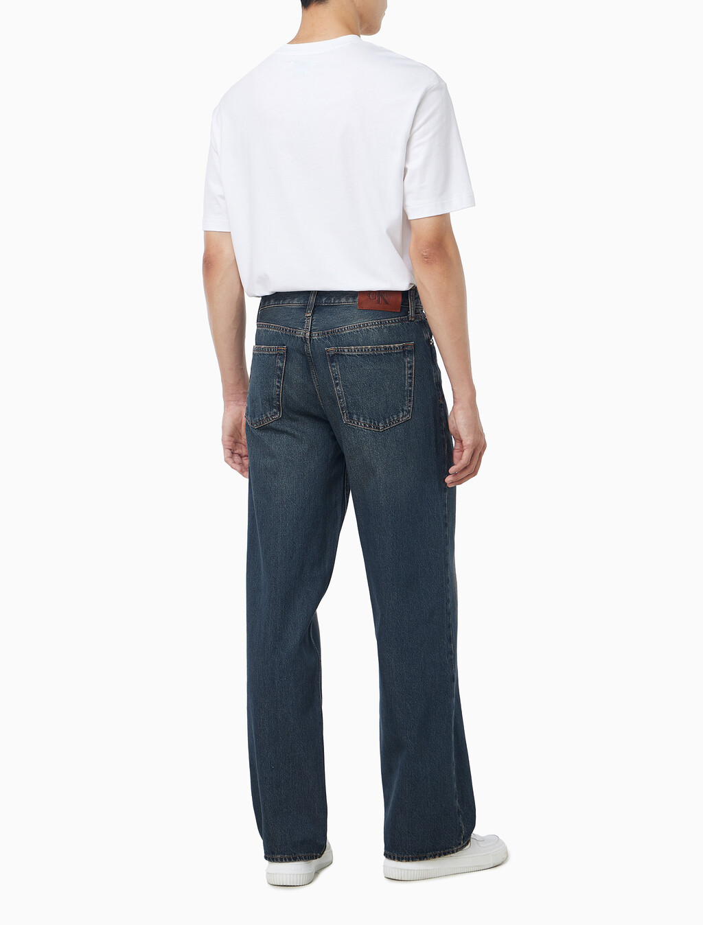 Buy 남성 베기핏 세퀴아 세퀴오아 블루 데님 in color mid blue