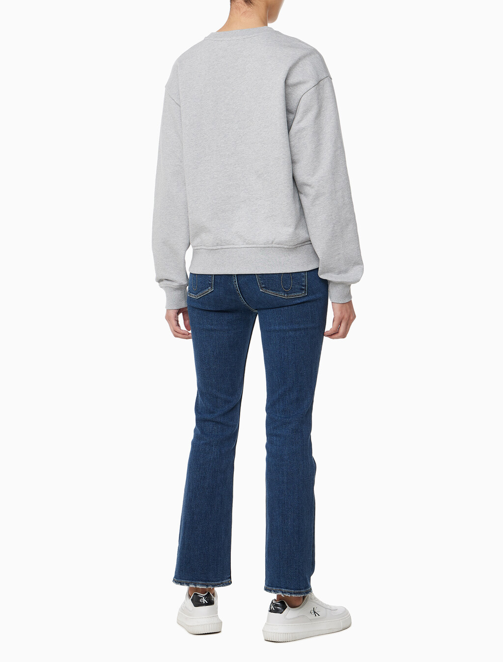Buy 여성 아카이브 로고 프렌치테리 릴렉스핏 스웻셔츠 in color HEROIC GREY HEATHER