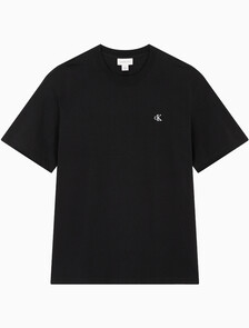 Buy 남성 이지핏 아카이브 로고 반팔 티셔츠 in color BLACK