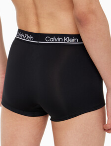 Buy 남성 CK 마이크로 플러스 4PK 로우 라이즈 드로즈 in color BLACK